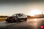 Lexus GS F Gloss Black on Vossen Wheels (HF-3) 2019 года